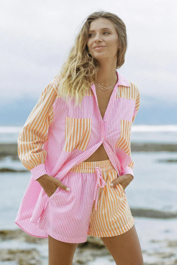 Terra - Striped Summer Co-Ord