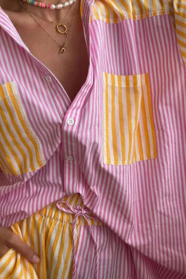 Terra - Striped Summer Co-Ord