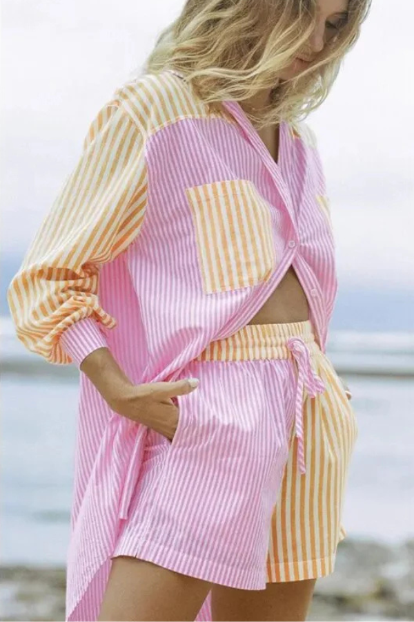 Terra - Striped Summer Co-Ord