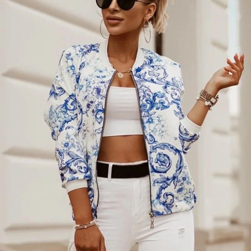 Maeva - Floral Longline Jacket