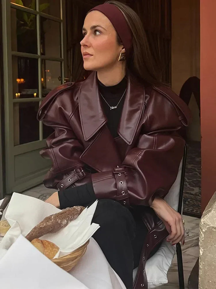 Vivienne - Timeless Leather Jacket