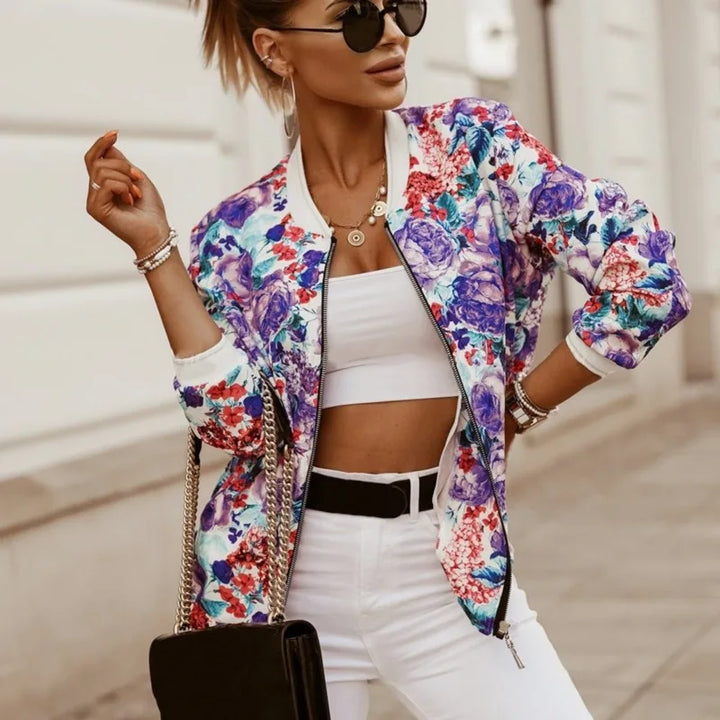 Maeva - Floral Longline Jacket
