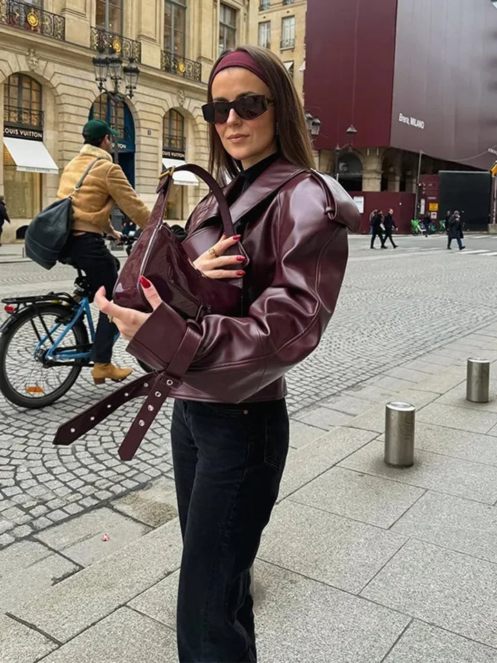 Vivienne - Timeless Leather Jacket