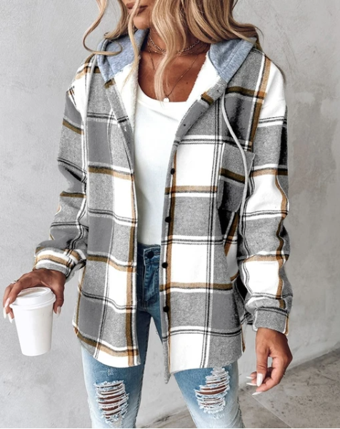 Lucinda - Printed Comfy Hoodie